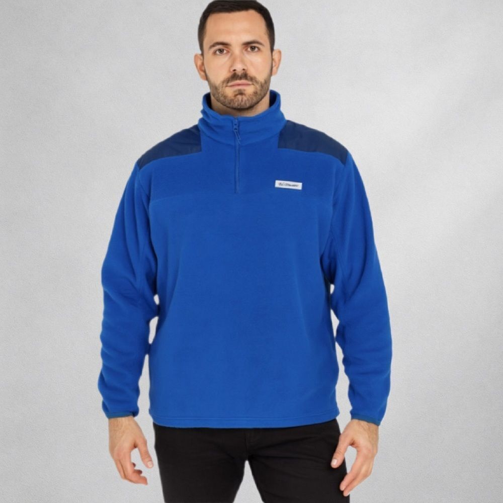 Vineyard Vines  Men’s Sweatshirt M 1/4 Zip Fleece M Blue Logo Fall Preppy